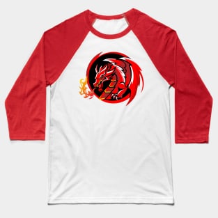 Red Dragon Baseball T-Shirt